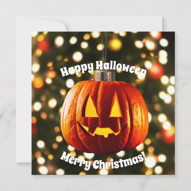 Joyeux Noël et un Halloween heureux (Devant)