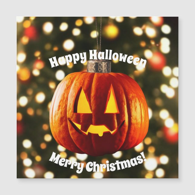 Joyeux Noël et un Halloween heureux (Devant)