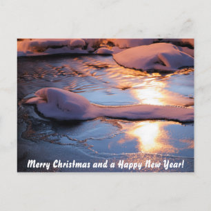 Joyeux Noël et une bonne carte postale du Nouvel A