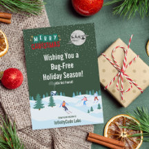 Joyeux Noël et une carte de vacances sans bug