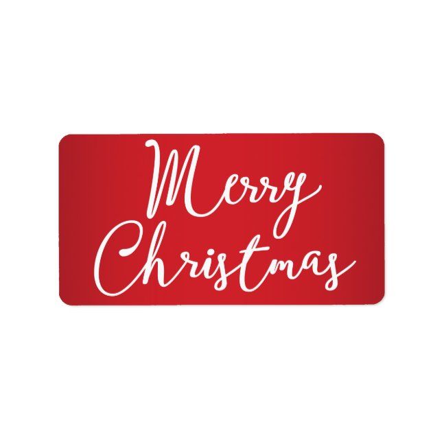 Joyeux Noël Étiquettes rouges (Devant)