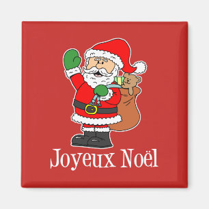 Joyeux Noel French Christmas Père Noël Magnet