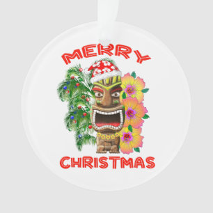 Joyeux Noël Funny Père Noël Tiki