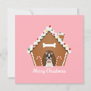 Joyeux Noël Gingerbread Maison de chien