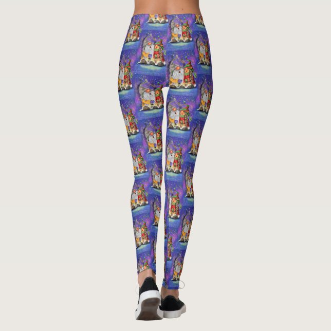 Joyeux Noël Gnome Leggings (Dos)