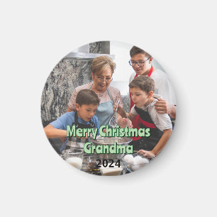 Joyeux Noël grand-mère 2024 Magnet