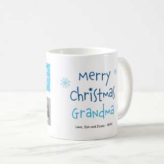 Joyeux Noël Grand-mère 2 Photo Custom Mug