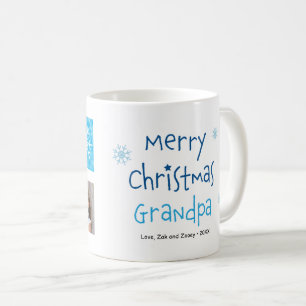 Joyeux Noël Grand-père 2 Photo Custom Mug