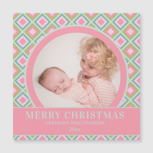 Joyeux Noël Grands-Parents Photo Pastel