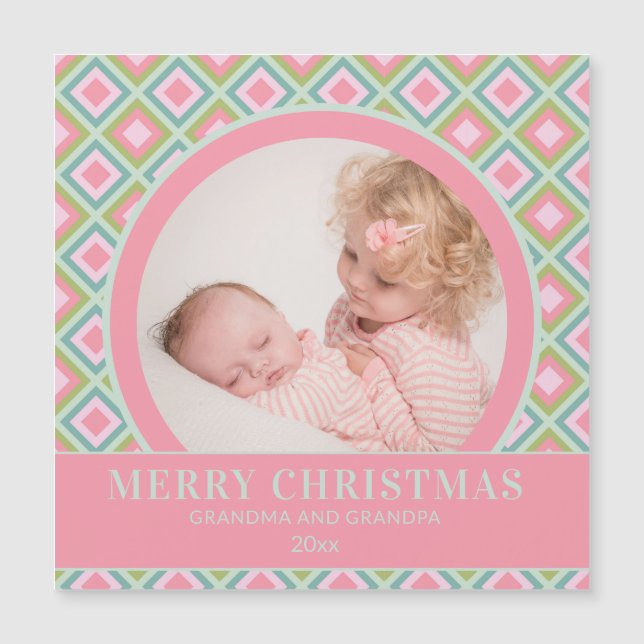 Joyeux Noël Grands-Parents Photo Pastel (Devant)