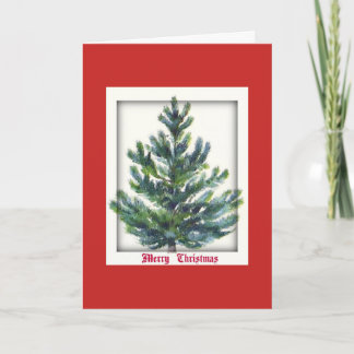 Joyeux Noël Greeting Carte de voeux pliée