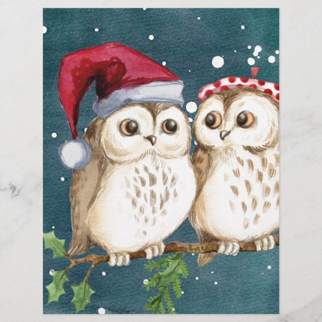 Joyeux-noël Hiboux (Devant)
