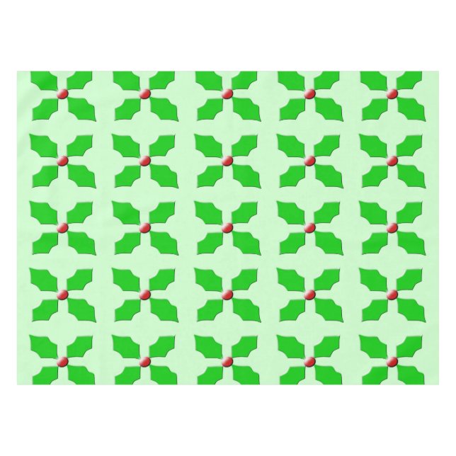 Joyeux Noël Holly Nappe (Devant (Horizontal))