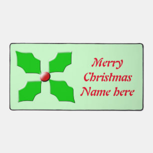 Joyeux Noël Holly Nom personnalisé