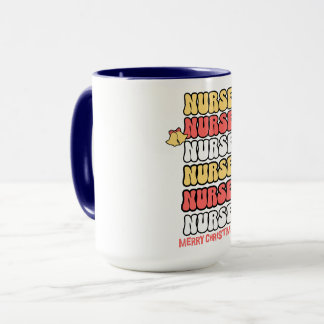 Joyeux Noël infirmière café Combo Mug