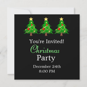 Joyeux Noël Invitation à l'arbre de Noël