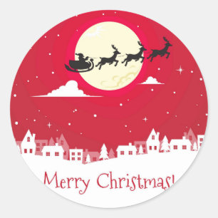 joyeux Noël joyeuse nouvelle année autocollants