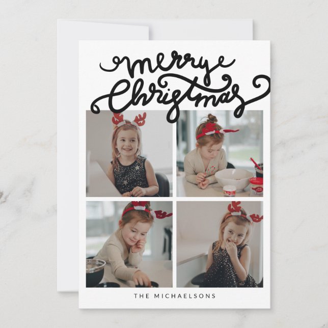 JOYEUX NOËL Joyeuses Fêtes Ajouter Vos Photos (Devant)