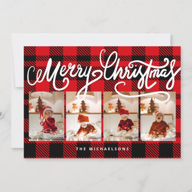 JOYEUX NOËL Joyeuses Fêtes Ajouter Vos Photos (Devant)