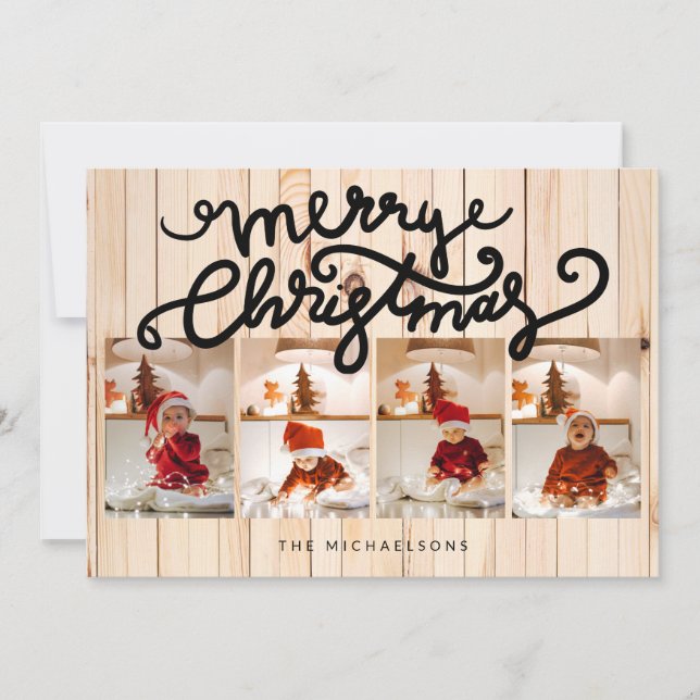 JOYEUX NOËL Joyeuses Fêtes Ajouter Vos Photos (Devant)