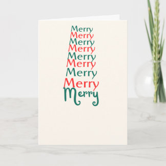 Joyeux Noël Joyeux Design Carte de Noël