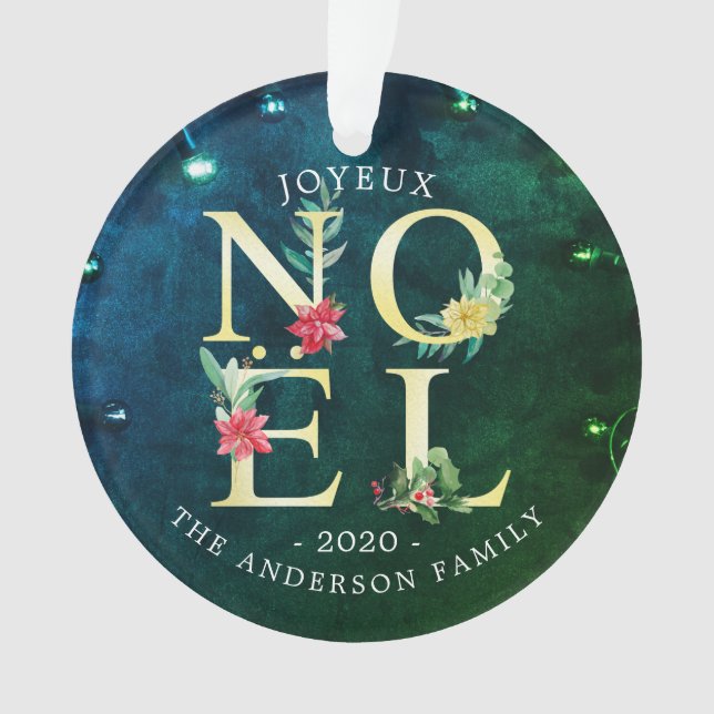 Joyeux Noel Joyeux Noël Poinsettia Décor Photo (devant)