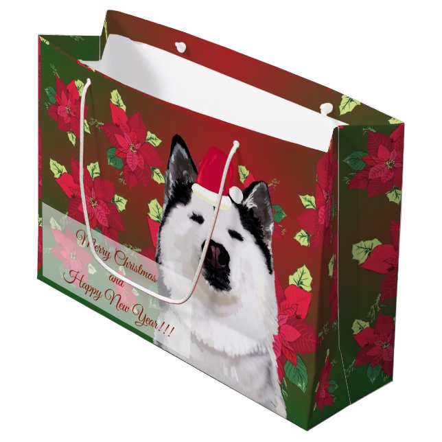 Joyeux Noël, Joyeux sac cadeau du Nouvel An (Devant Angle)