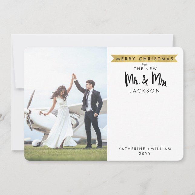 Joyeux Noël | Le nouveau Carte photo M. & Mme 1 (Devant)