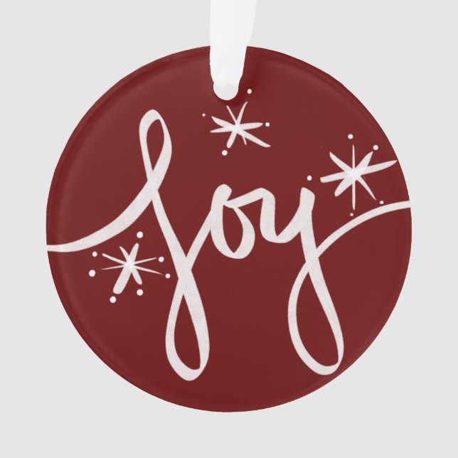 Joyeux Noël Lettres Joy Snowflakes Photo (devant)