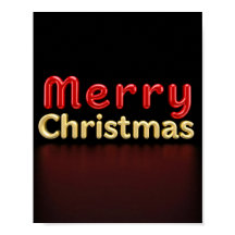 Joyeux Noël Luxe Typographie Affiche Papier 02