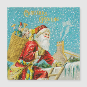 Joyeux Noël magie de vacances art vintage