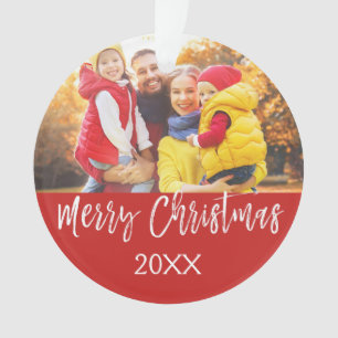 Joyeux Noël Main Lettré Ornament Script