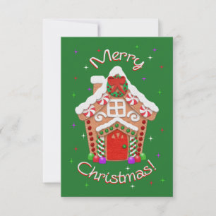 Joyeux Noël ! Maison en pain d'épice en faux feutr