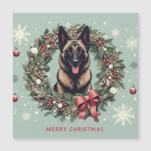 Joyeux Noël Malinois Belge Chien Xmas