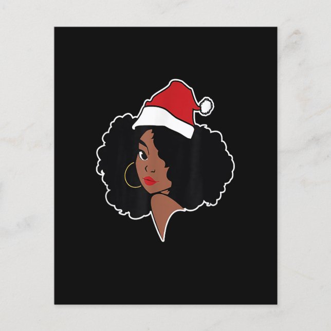 Joyeux Noël Melanin Noir Africain Américain San (Devant)