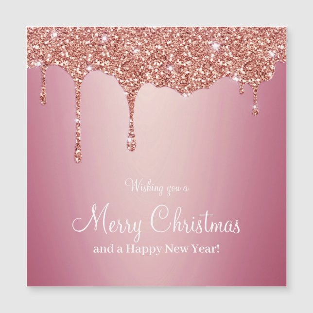 Joyeux Noël Melly Fille Étincelles Rose (Devant)