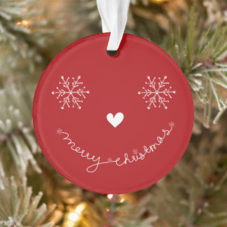 Joyeux Noël mignon visage souriant photo de vacanc