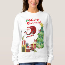 Joyeux Noël mignonne Père Noël Sweatshirt