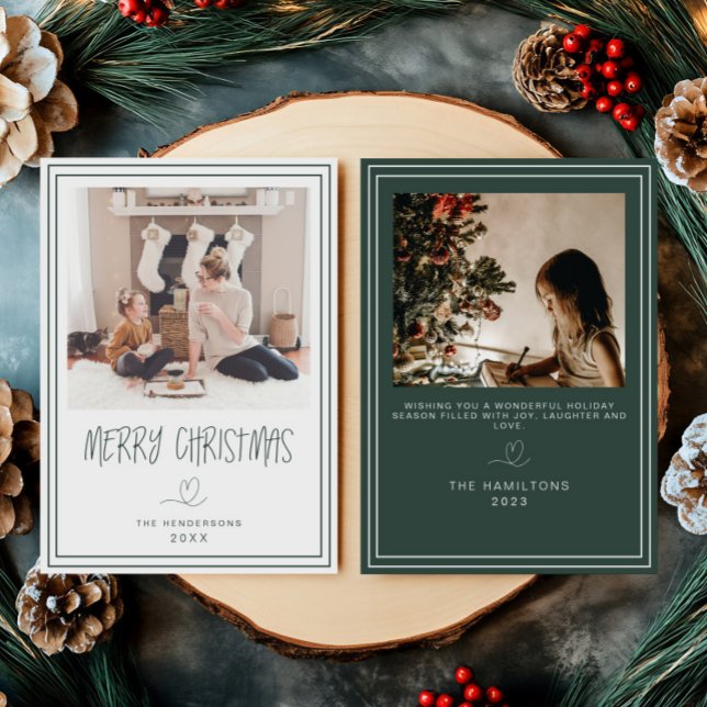 Joyeux Noël Minimaliste Carte de Noël Or (Créateur téléchargé)