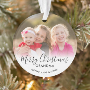 Joyeux Noël moderne Grand-mère Photo