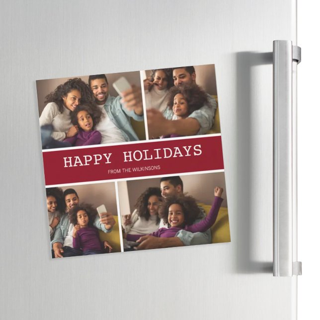 Joyeux Noël Moderne Simple Photo de famille (Créateur téléchargé)