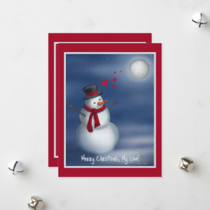 Joyeux Noël, Mon Amour ! Carte de vacances