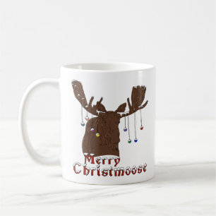 Joyeux Noël Moose Coffee Mug
