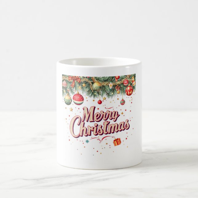 Joyeux Noël Mug - Festive Holiday Cheer (Centre)