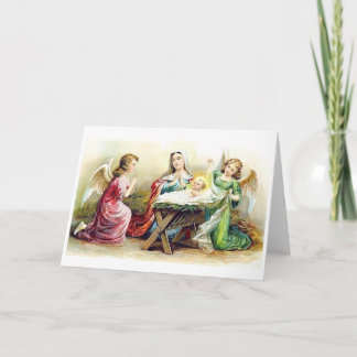Joyeux Noël Naissance du Christ Carte de voeux