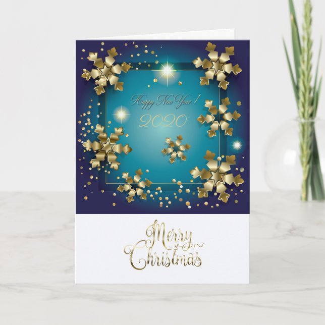 Joyeux Noël & Nouvel An ! 2026 luxe (Devant)