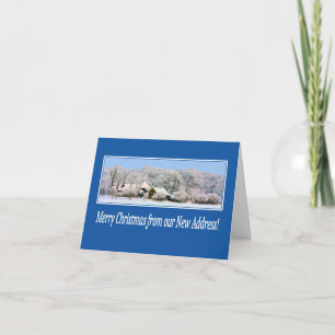 Joyeux Noël - Nouvelle carte de Noël d'adresse