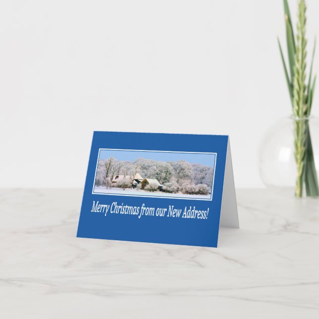 Joyeux Noël - Nouvelle carte de Noël d'adresse (Devant)