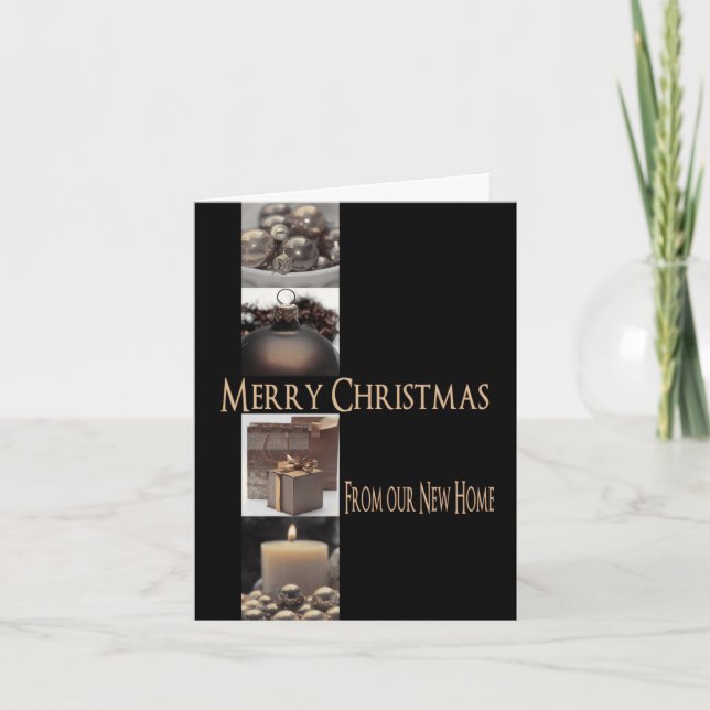 Joyeux Noël - Nouvelle carte de Noël d'adresse (Devant)