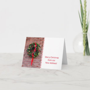 Joyeux Noël - Nouvelle carte de Noël d'adresse